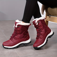 Women's Snow Boots Warm High Top Hiking Boots