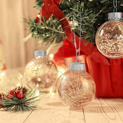 1000pcs Silver Christmas Rope Decoration With Snap Fastener Pre Cut Polyester
