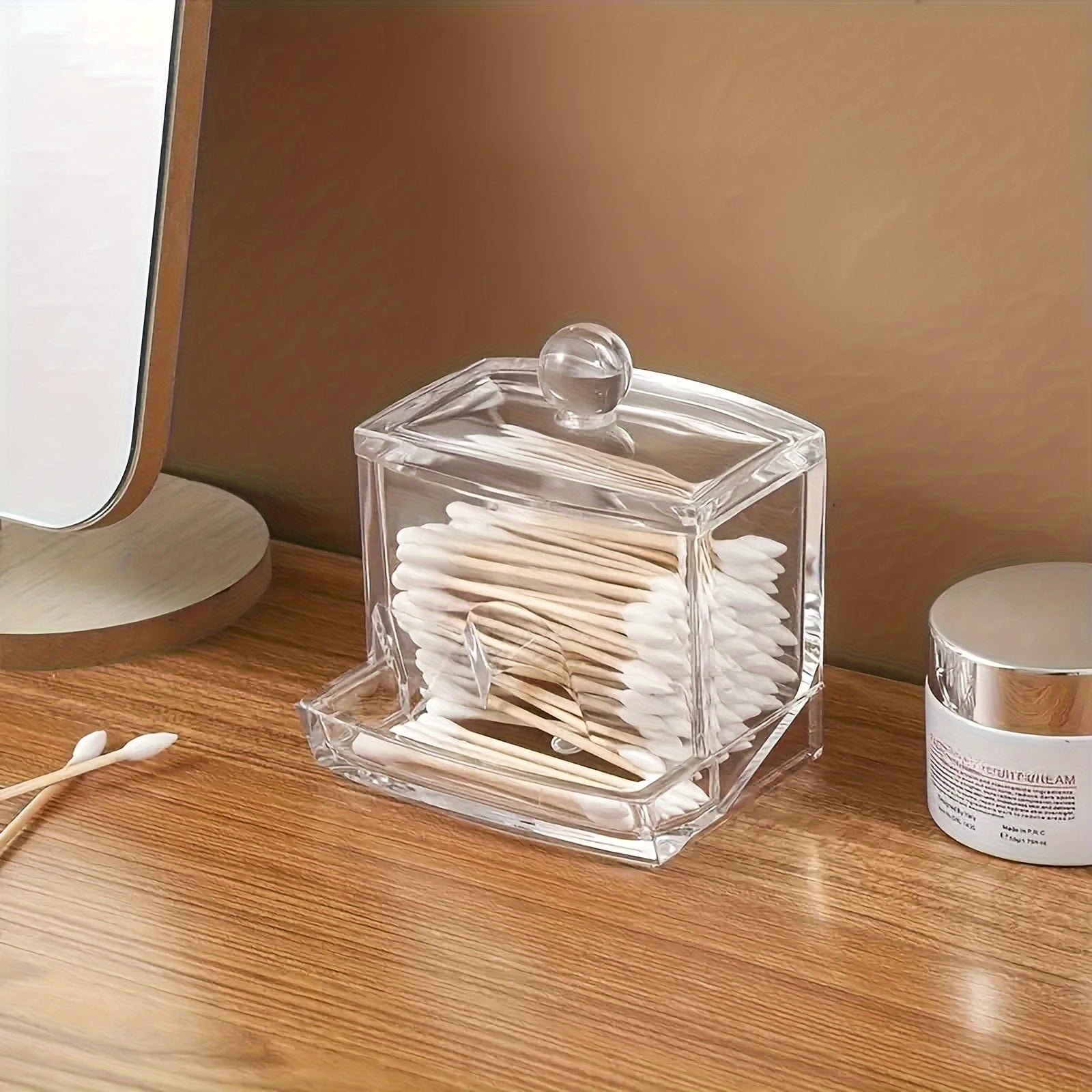 Cotton Swab Cotton Pad Holder Bathroom Storage Box