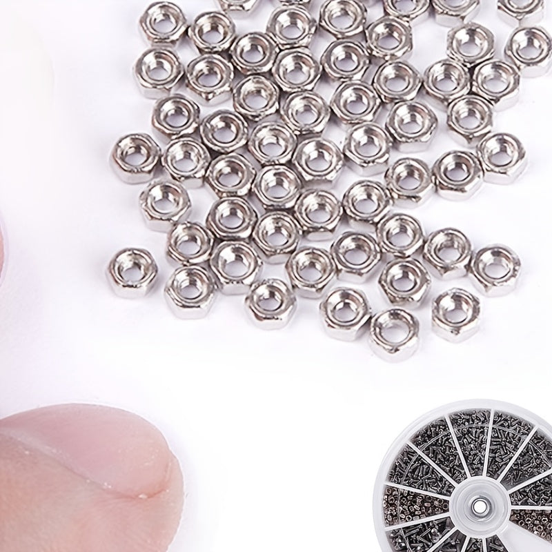 Small Screws Nuts Electronics Assortment Kit M1 M1.2 M1.4 M1.6