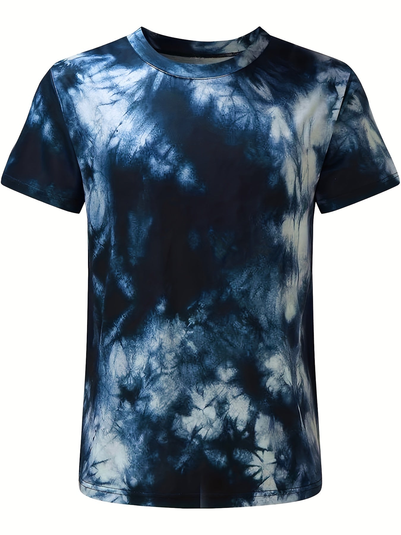 Crown K Print Tie Dye T Shirt for Men