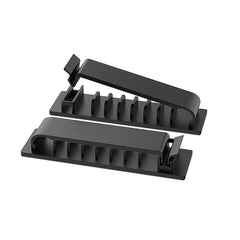 10PCS Cable Management Clips Cord Organizers for Office & Desk