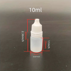 5pcs Empty Plastic Squeezable Liquid Dropper Bottles 5ML-50ML