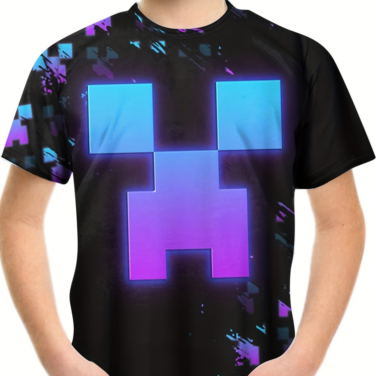 Kids Geo 3D Print Tees Top
