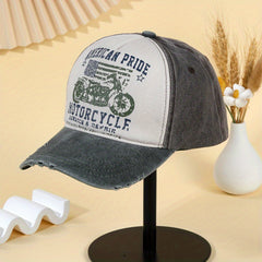 Adjustable Breathable Baseball Cap with Patch for Outdoor Sport
