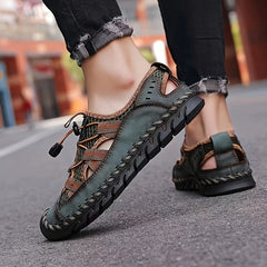Men's Mesh Sandals With Adjustable Draw String Casual Outdoor Shoes