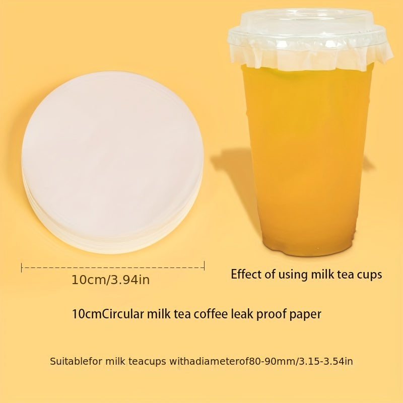 100pcs Beverage Sealing Cups for Coffee Juice Cold Drinks