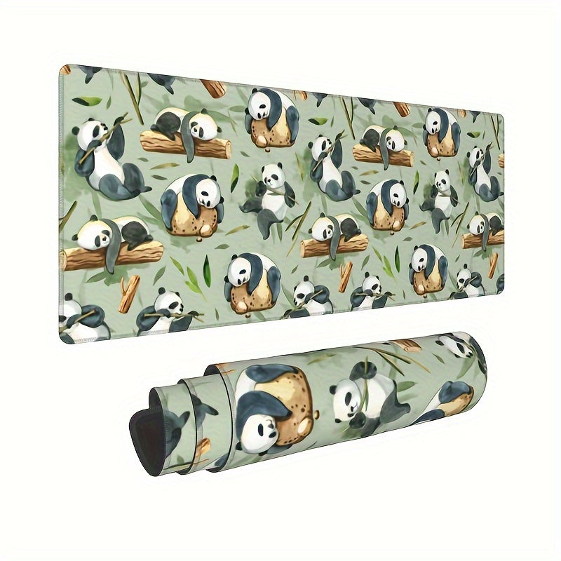 Panda Desk Mat Non Slip Mousepad