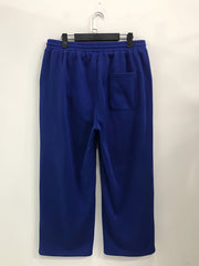 Women's Plus Size Casual Pants: Letter Graphic Drawstring Waist Loose Trousers