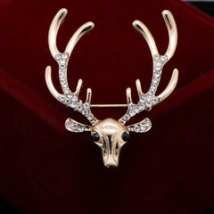 Men's Elk Brooch Tassel Chain for Shirt Suit