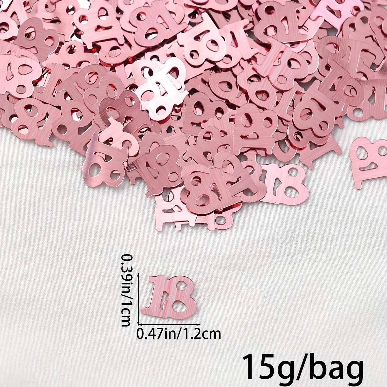 Rose Gold Party Confetti Sprinkles for Decorations
