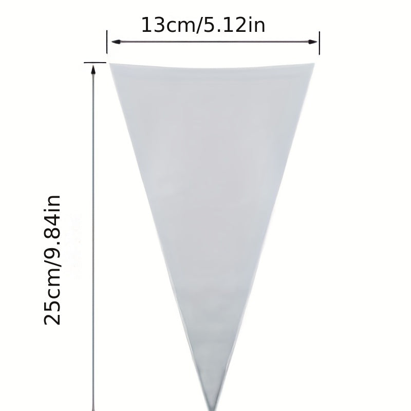 100pcs Transparent Candy Packing Bags Wedding Birthday Party Decoration