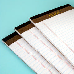 A5 Ruled Lined Writing Note Pad - 50 Sheets - School Office