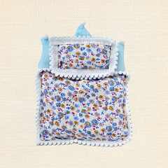 3 Fabric Dollhouse Seating Party Floral Pillows Quilts And Mats