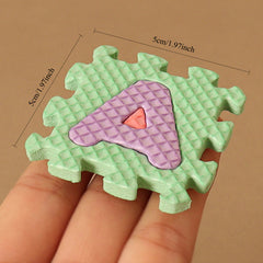 72pcs Mini Puzzle Play Mat Colorful Educational Toy for Youngsters