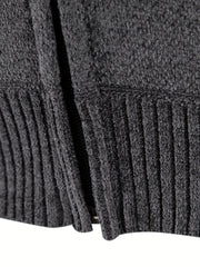 Men's Warm Fleece Hooded Jacket Solid Sport Sweatshirt Zip Up