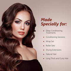 Soft Bonnet Hood Hair Dryer Attachment for Curly Hair Care