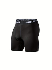 3pcs Men's Compression Shorts High Stretch Base Layer for Sports Gym
