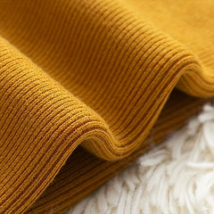 5 Pairs Plush Lined Socks Warm Ribbed Crew Women's Stockings