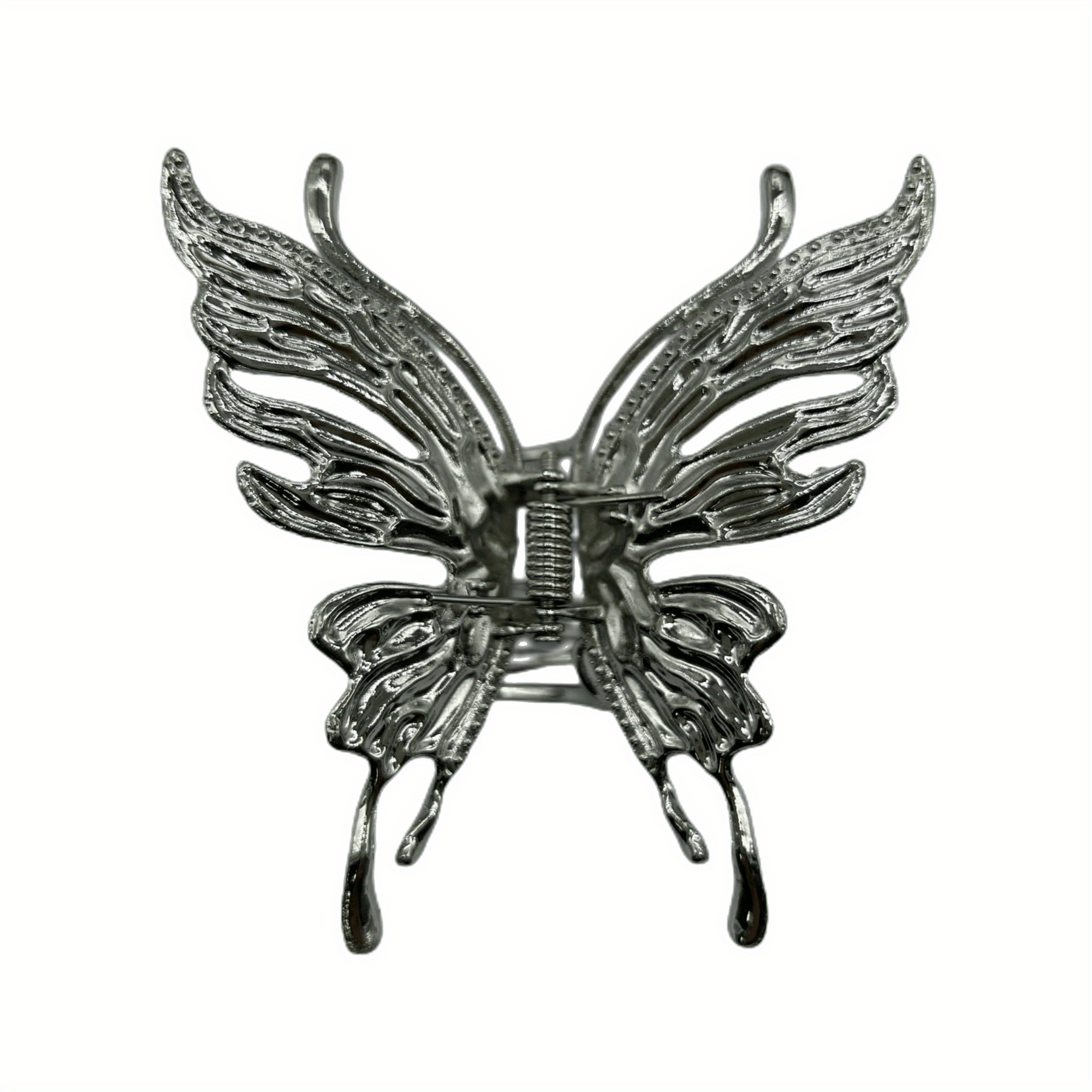 Metal Hair Claw Butterfly Lady Non slip Hollow Shark Claw Thick Hair Accessories