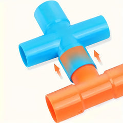 50 Pipe Blocks Water Pipes Creative Educational Toys for Kids