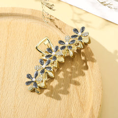 Rhinestone Flower Hair Claw Hair Clip for Women Girls