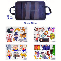 Felt Nursery Rhymes Set: Humpty Dumpty, Hickory Dickory Dock, Baa Ba