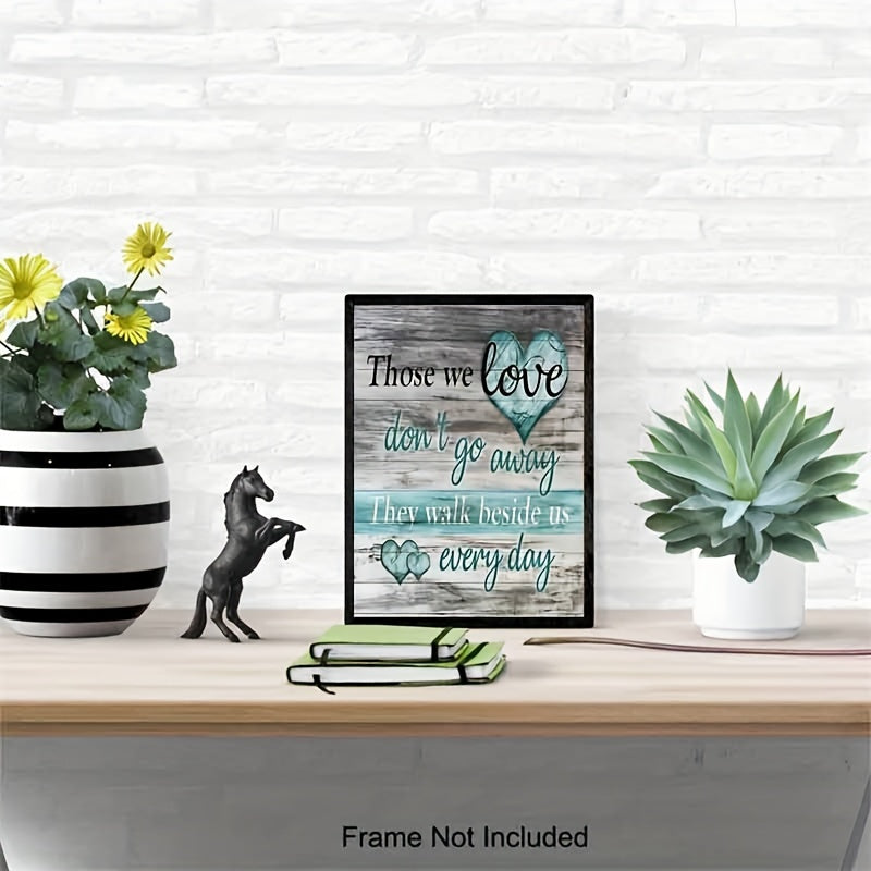 Love Memory Wall Decor For Bedroom 8x10in Unframed