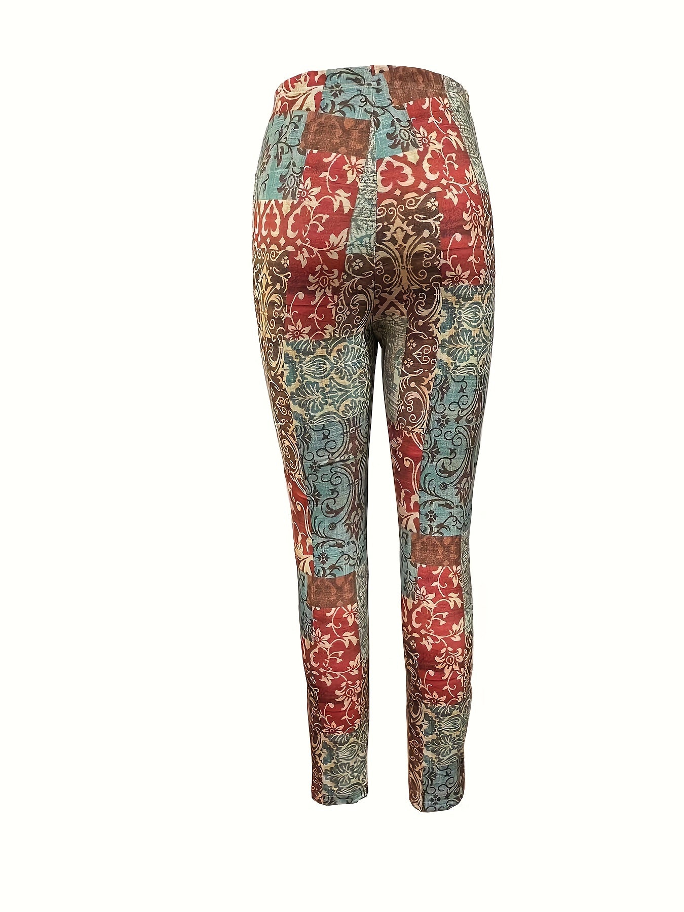Colorful Skinny Leggings Stretchy Casual Pants