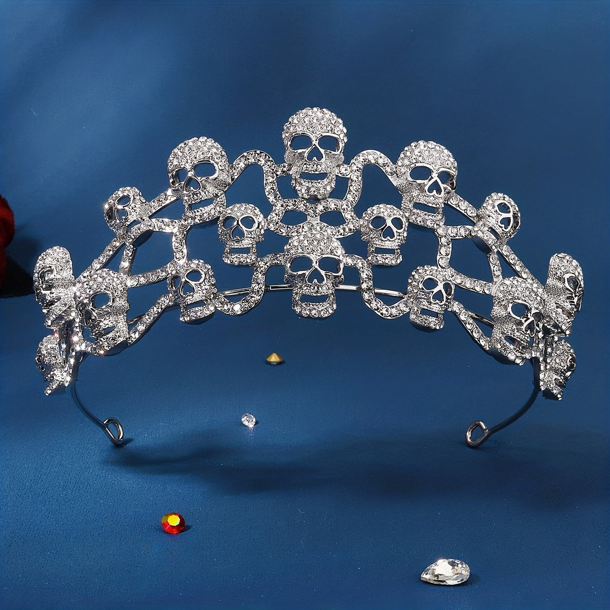 Skull Shape Headband Halloween Party Jewelry Tiara Hair Accessories