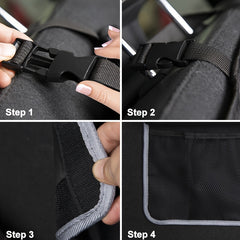 1pc Universal Car Organizer Trunk Storage Bags Seat Back Mesh Net Pocket Bags