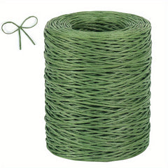 50m Floral Paper Covered Binding Thread for Bouquets and Wreaths