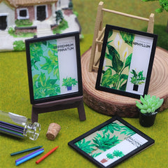 Dollhouse Plant Picture Frame Models Micro Room Scene Decoration