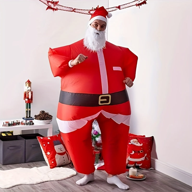 Santa Claus Elk Inflatable Costume Halloween Party Cosplay Costumes
