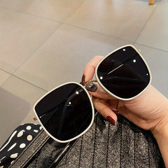 Large Square Sunglasses For Women Men Drivers Summer UV400 Sun Shades Glasses