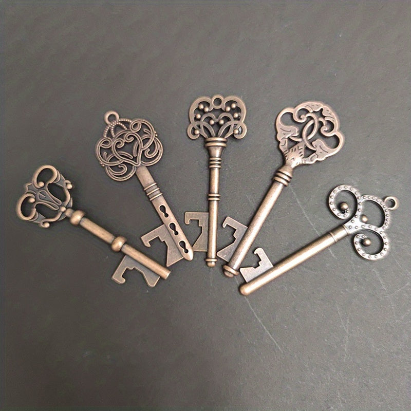 5pcs Skeleton Key Bottle Openers Metal Bottle Openers For Beer Juice