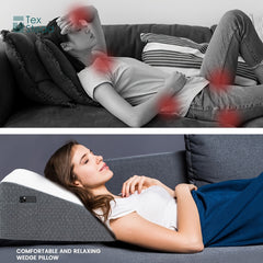 Wedge Pillow For Sleeping After Surgery Memory Foam