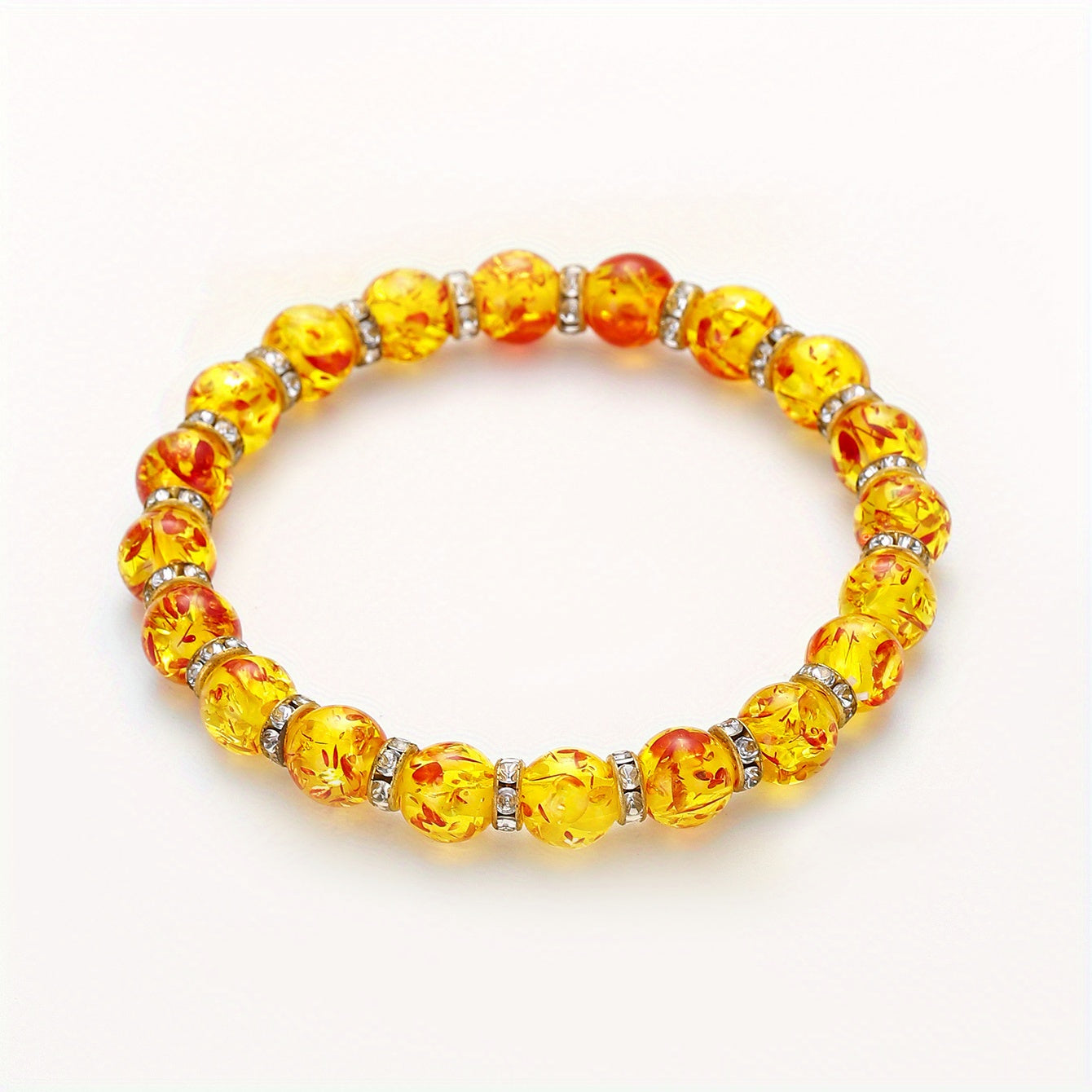 Men's Volcanic Stone Bead Bracelet