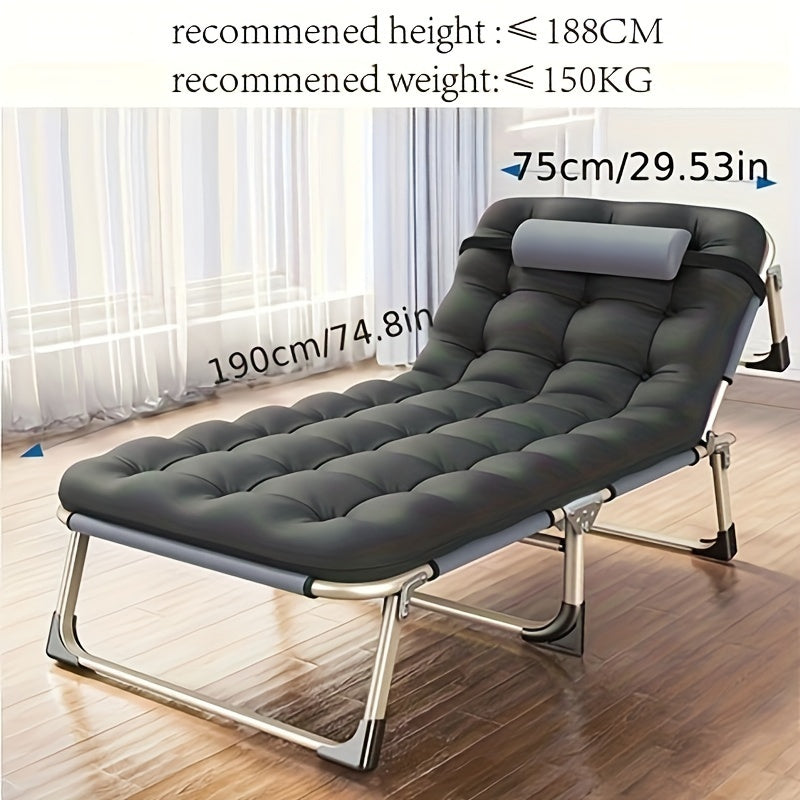 Portable Outdoor Folding Bed for Office Lunch Break Traveling
