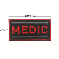 EMT Enamel Brooch Pin Soft Rubber Reflective Badges