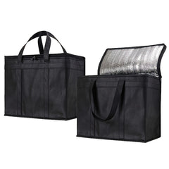 1pc Portable Insulated Grocery Bag Large Capacity Insulation Bag