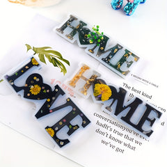 Resin LOVE & HOME Silicone Molds for Room Decoration