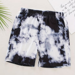 Boys' Tie Dye Printed Beach Shorts