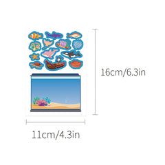 8pcs Marine Life Stickers for Laptops, Phones, Journals