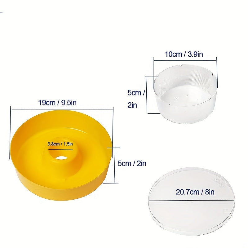 1pc Bee Water Feeders Round Beehive Top Bee Rapid Feeders