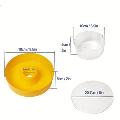 1pc Bee Water Feeders Round Beehive Top Bee Rapid Feeders