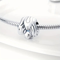 Silver Plated Dog Charm Pendant for DIY Bracelet Jewelry