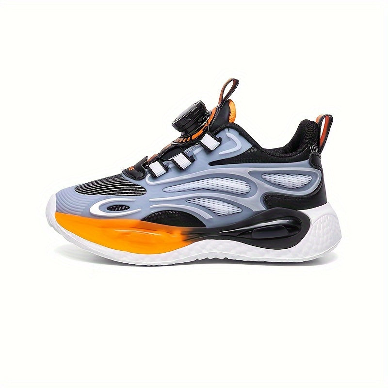 Boy's Block Basketball Shoes, Comfy Breathable Sneakers