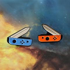 Game Handle Cartoon Brooch