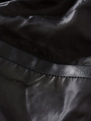 Men's Vintage Leather Jackets Fleece Outwear Casual Motorcycle